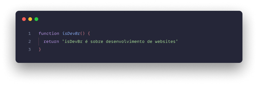 isDevBr é sobre desenvolvimento de websites